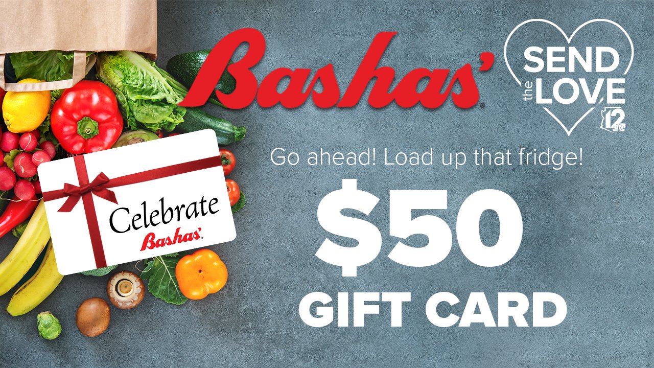 I just entered to win a 50 gift card to Bashas'