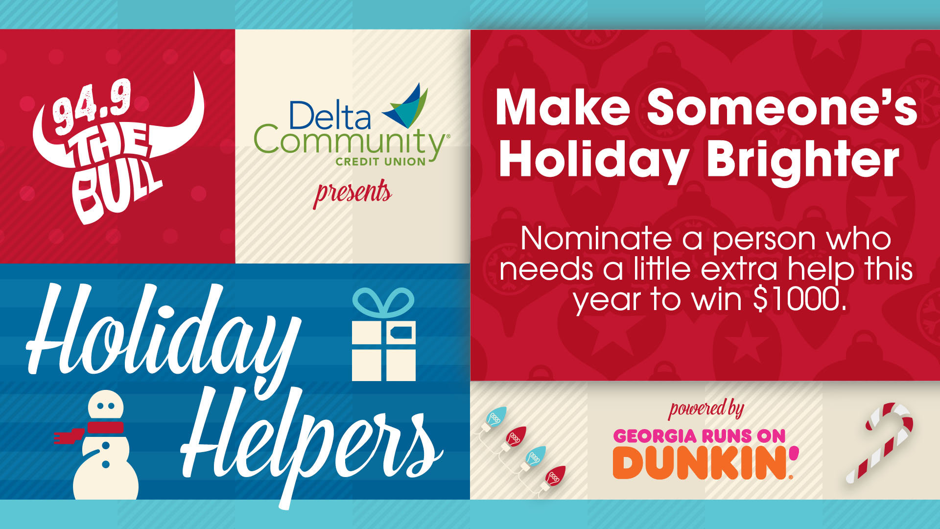 Holiday Helpers | 94.9 The Bull - Vimarsana News