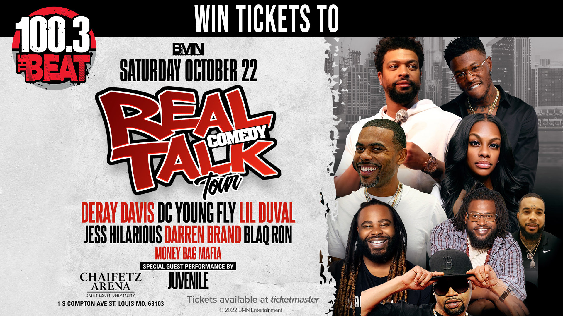 Win Tickets to the Real Talk Comedy Tour | 100.3 The Beat - Vimarsana News