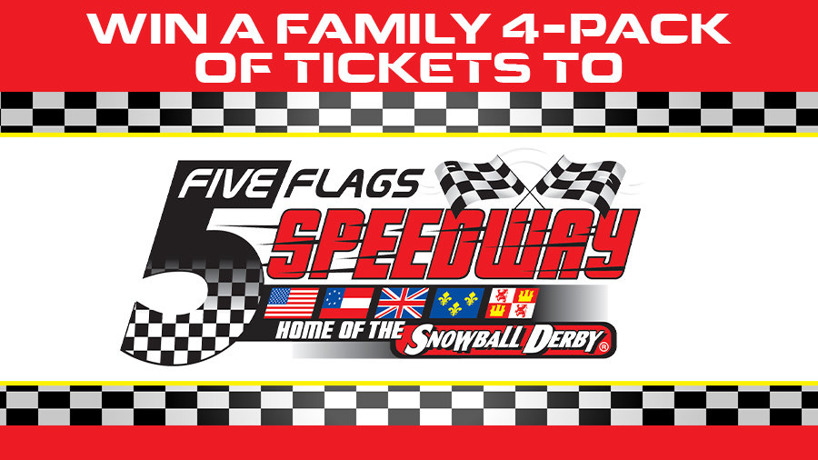 Win a Family 4-Pack of Tickets to Five Flags Speedway | 96.1 The Rocket - Vimarsana News