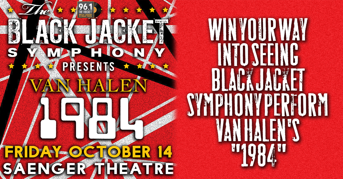 Win your way in to seeing Black Jacket Symphony perform Van Halen's "1984" | 96.1 The Rocket - Vimarsana News