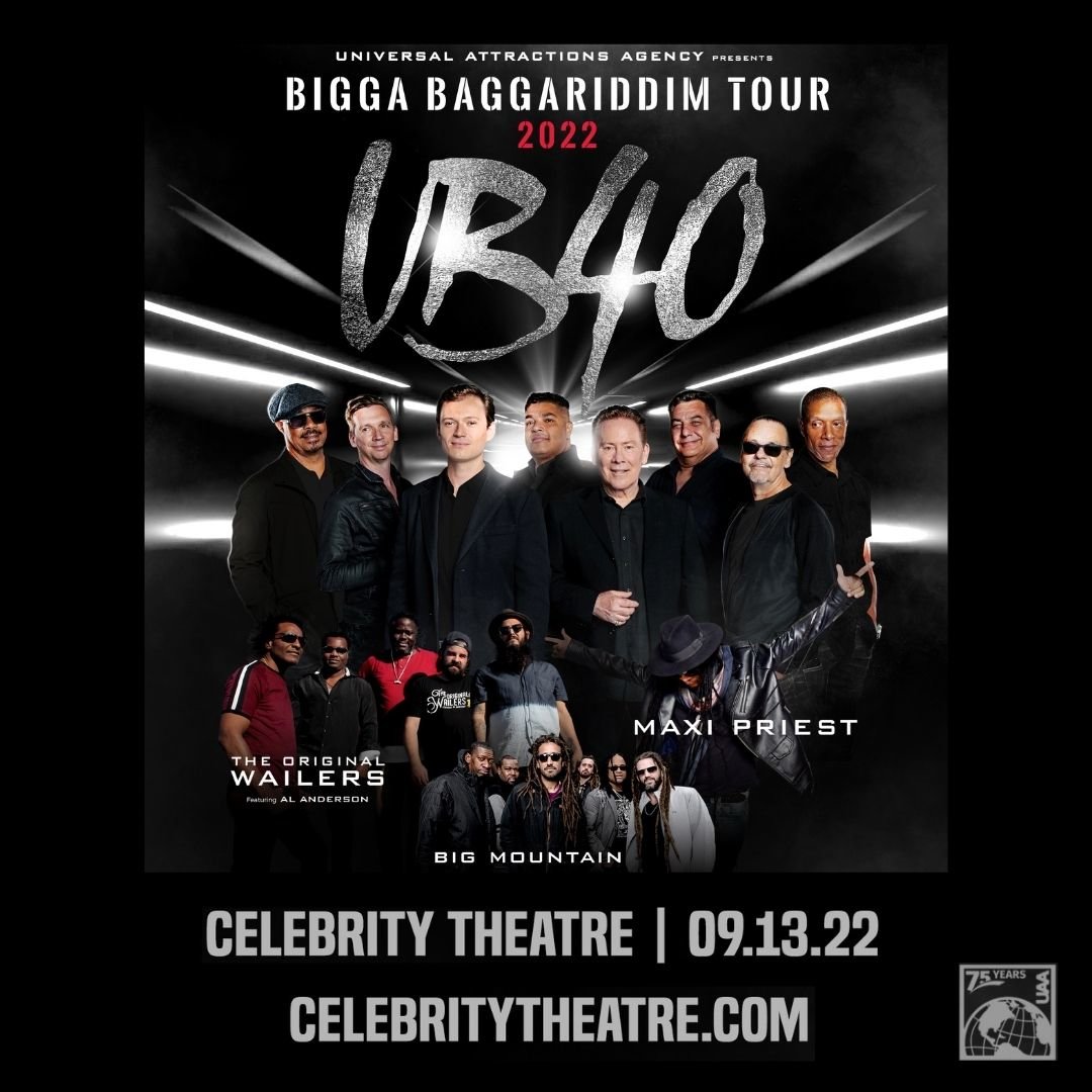 UB40 Bigga Baggariddim Tour | 95.5 The Mountain - Vimarsana News