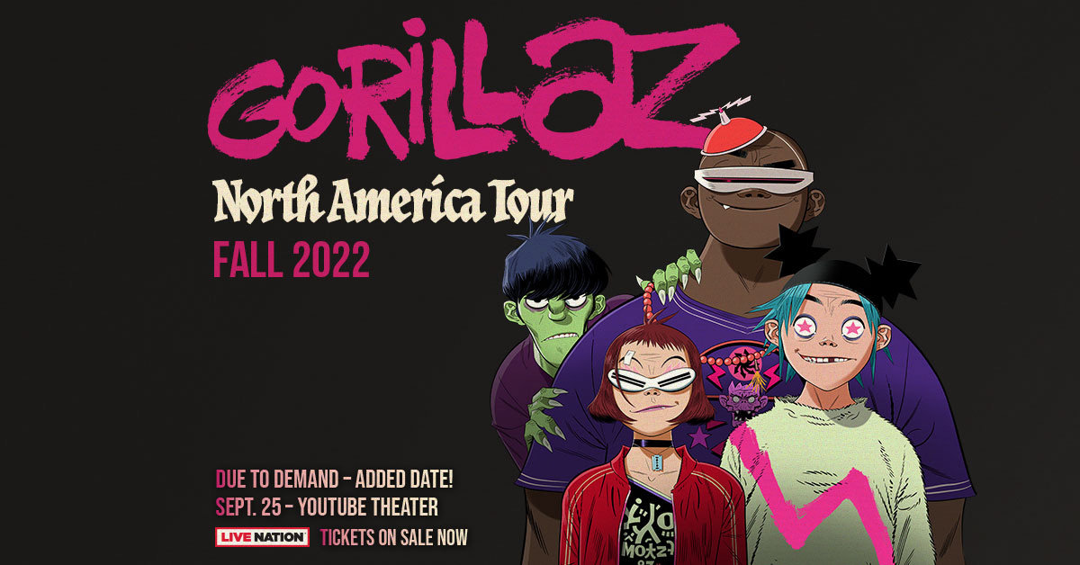 Win Tickets to See Gorillaz at YouTube Theater | Q103.3 - Vimarsana News