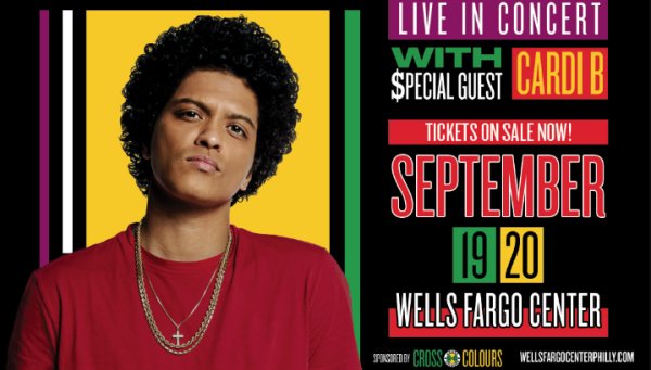 Enter To Win Tickets To See Bruno Mars!