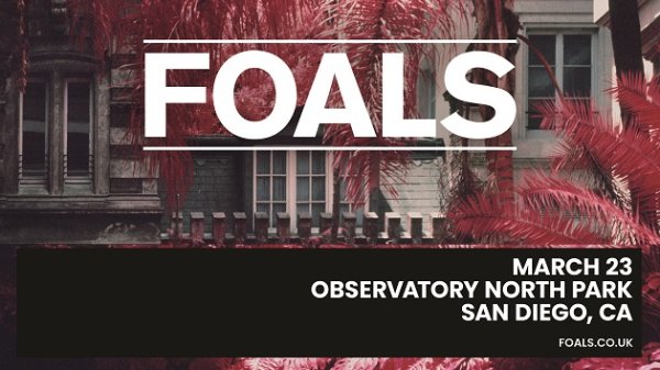 Win FOALS Tickets