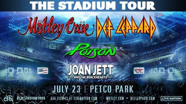 Win tickets to KGB Presents: Mötley Crüe + Def Leppard