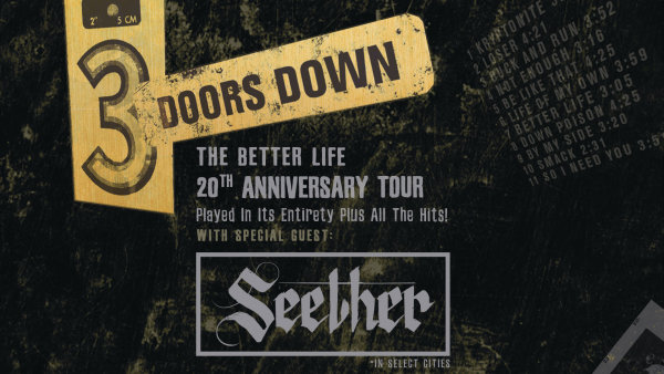 Win Tickets to 3 Doors Down! | Q95 - Vimarsana News