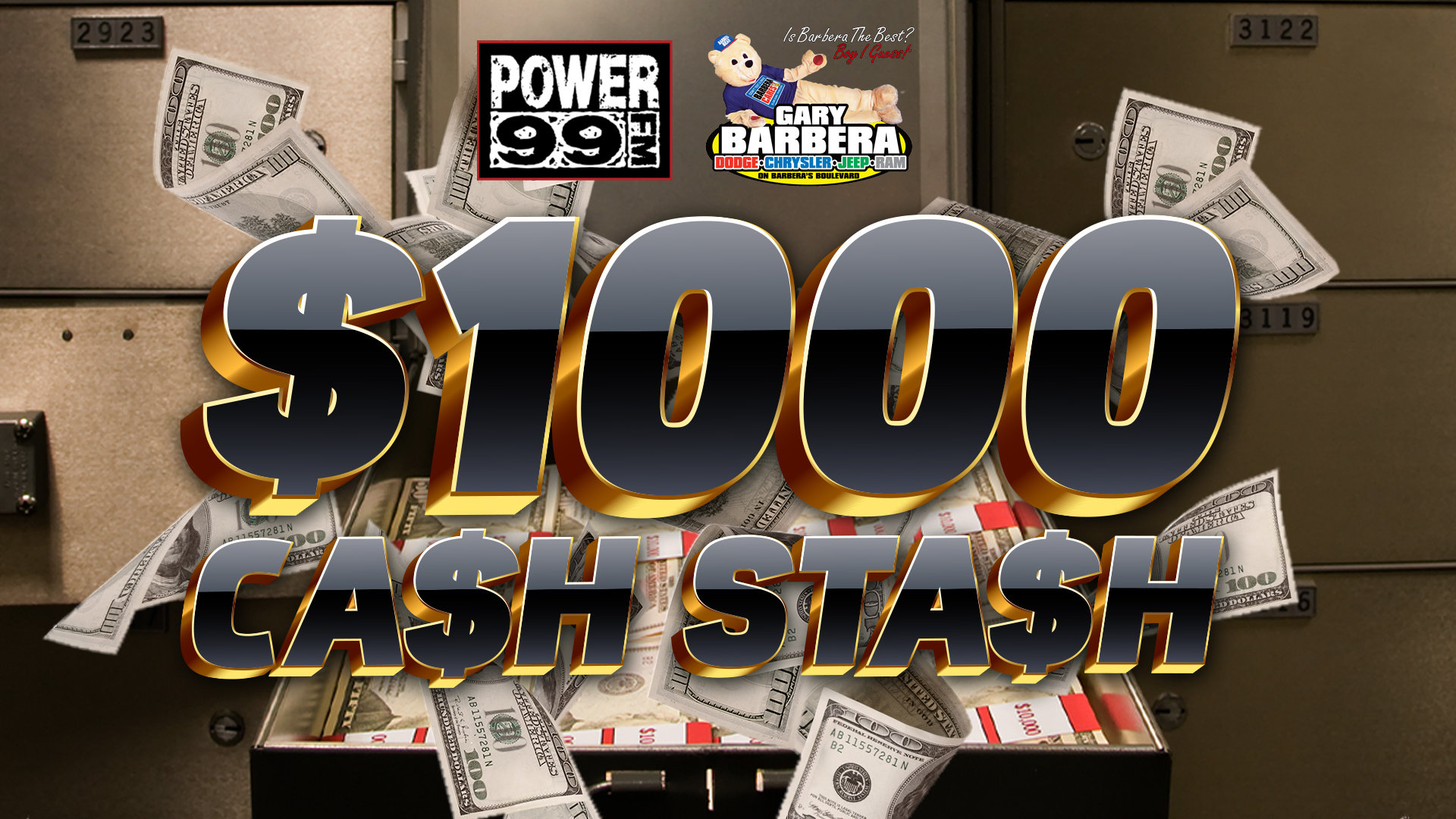 Listen to Win $1,000 in our Ca$h Sta$h! | Power 99 - Vimarsana News