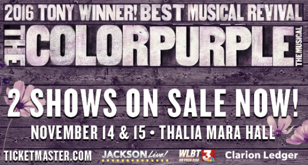 Win VIP seats to the Color Purple at Thalia Mara Hall!