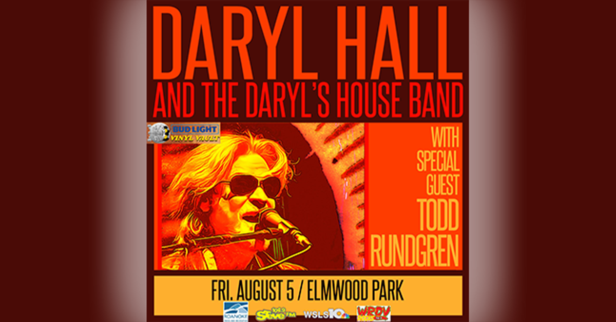 Steal STEVE's Seats to DARYL HALL & TODD RUNDGREN at Elmwood Park! | 104.9 STEVE FM - Vimarsana News