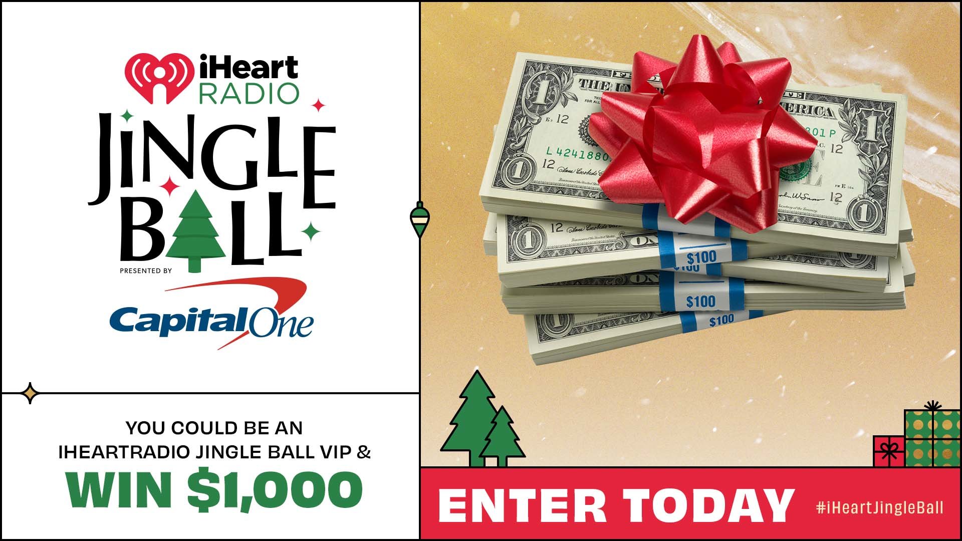 You Could Be An iHeartRadio Jingle Ball VIP And Win $1000! | 106.1 KISS FM - Vimarsana News