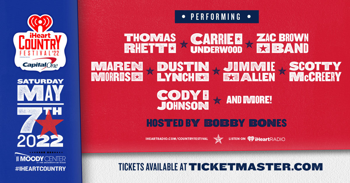 2022 iHeartCountry Festival Win Before You Can Buy Flyaway Sweepstakes! | 98 TXT - Vimarsana News