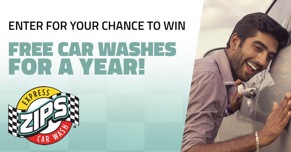 Win FREE Car Washes for a Year Zips Car Wash! | 98.1 The Bull - Vimarsana News
