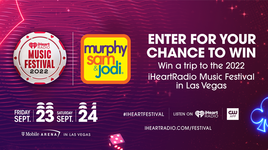 Murphy Sam and Jodi iHeartRadio Music Festival Flyaway Sweepstakes | B98 FM - Vimarsana News