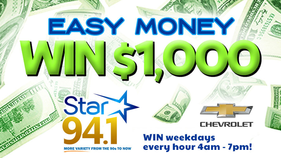 Cash In And Win $1,000! | STAR 94.1 - Vimarsana News