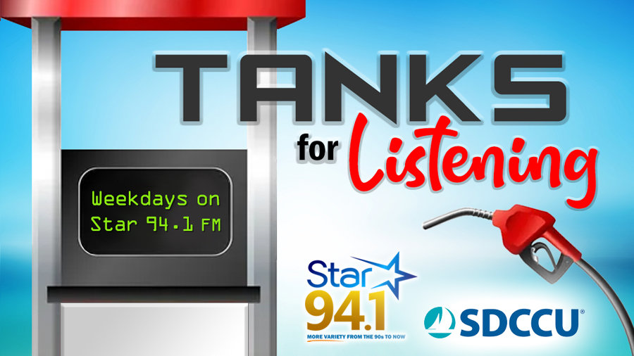 Win a FREE GAS CARD, Presented By SDCCU! | STAR 94.1 - Vimarsana News