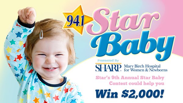 Enter your STAR Baby for a chance to win $2000