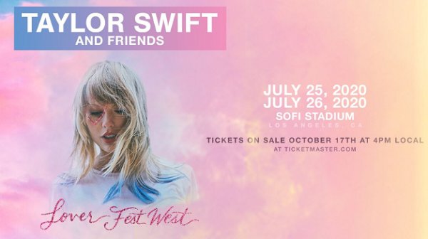 Win Taylor Swift and Friends: Lover Fest West Tickets