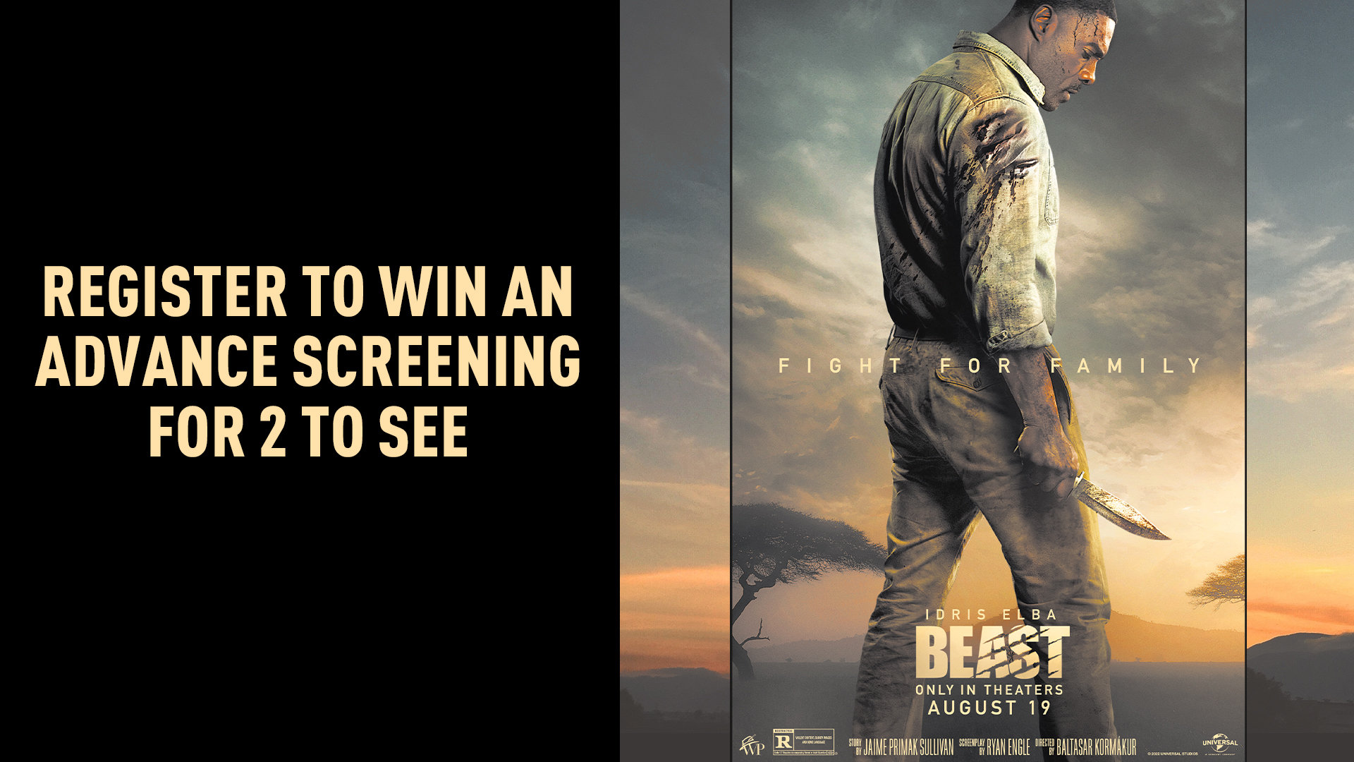 Register to win an advance screening for 2 to see Universal Pictures' BEAST! | 101.1 WNOE - Vimarsana News