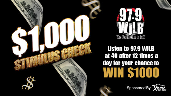 $1000 Stimulus Check on 97.9 WJLB! - Vimarsana News