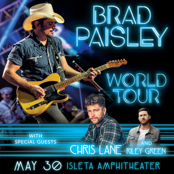 Win Tickets to see Brad Paisley in Albuquerque!