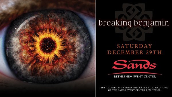 Win Tickets to Breaking Benjamin at SBEC!