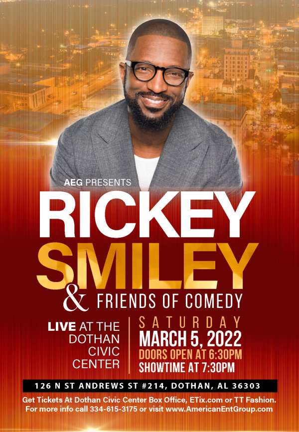 Ricky Smiley and Friends Of Comedy Tour | 99.3 The Beat - Vimarsana News