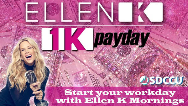 Win $1,000 with the Ellen K 1K Payday | KOST 103.5 - Vimarsana News