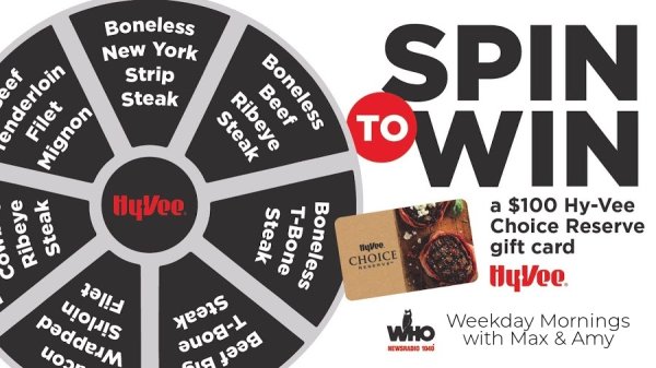 Enter to Win a $100 Hy-Vee Meat Gift Card! | NEWSRADIO 1040 WHO - Vimarsana News