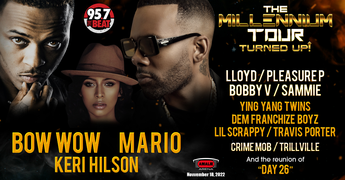 The Millennium Tour: Turned Up! INSTAGRAM Contest | 95.7 The Beat - Vimarsana News