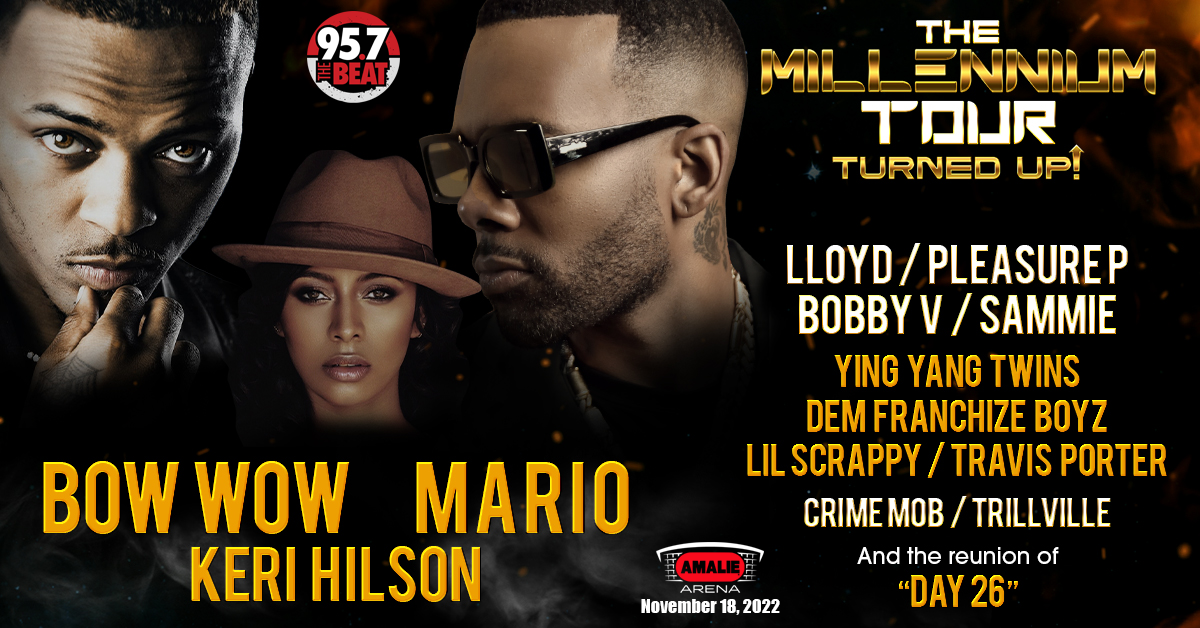 The Millennium Tour: Turned Up! Text For the Chance to Win | 95.7 The Beat - Vimarsana News