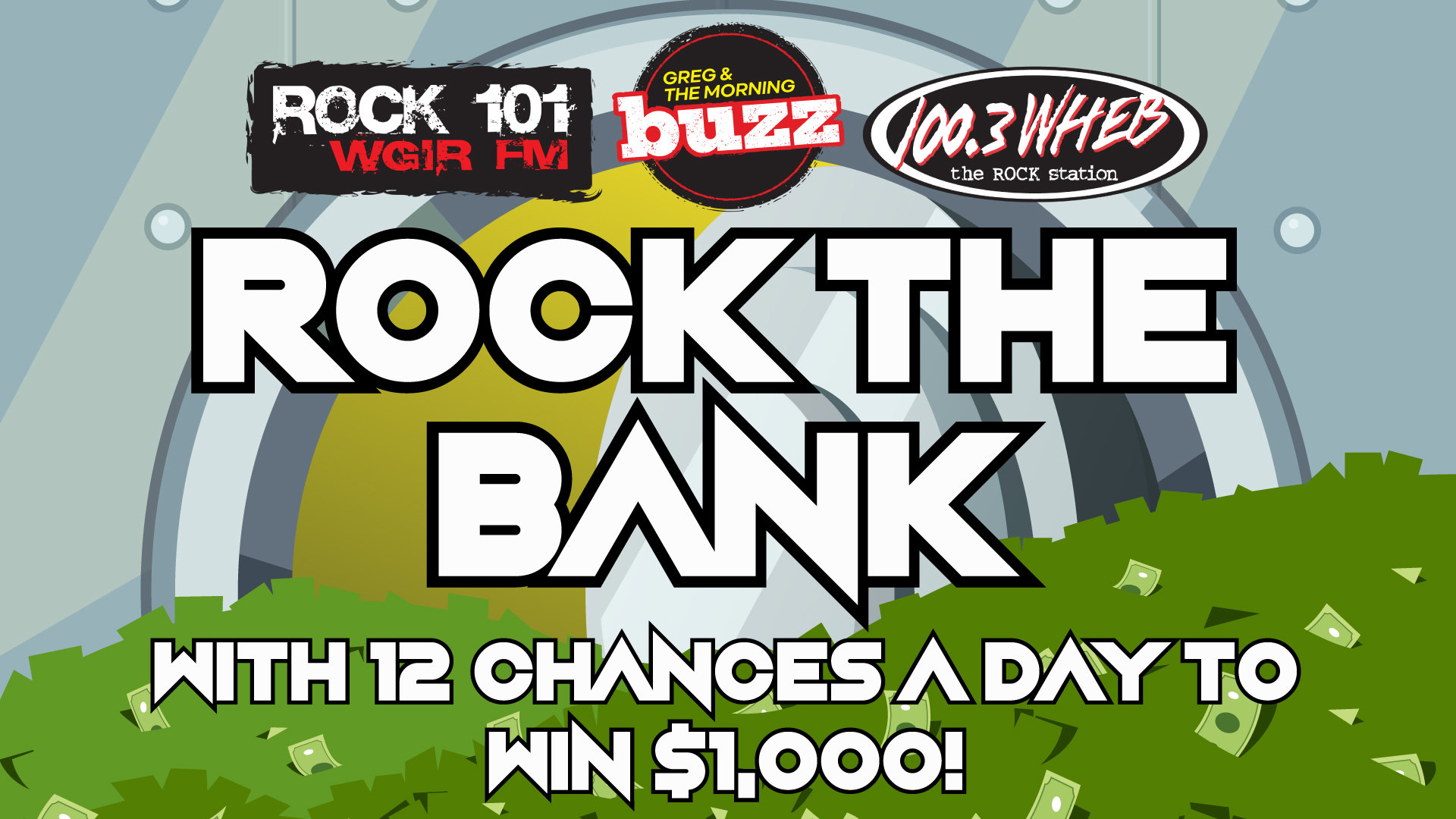 Cash In And Win $1,000 with Rock the Bank! | 100.3 WHEB - Vimarsana News