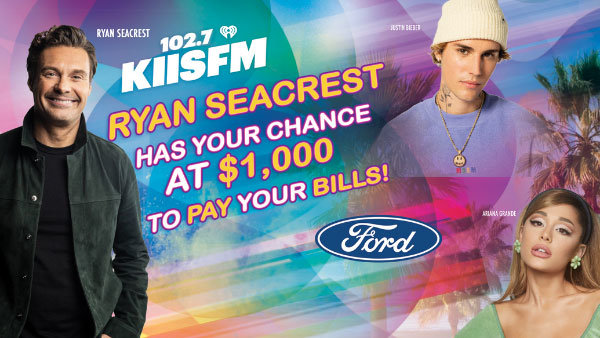 Ryan Seacrest has your chance at $1,000 to Pay Your Bills! | KIIS FM - Vimarsana News