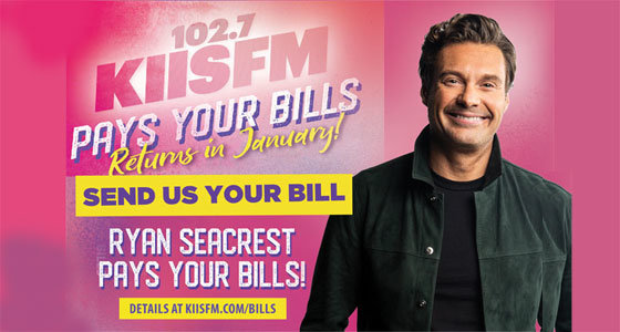Ryan Seacrest Pays Your Bills WEEKDAY MORNINGS and EVERY HOUR on THURSDAYS! | KIIS FM - Vimarsana News