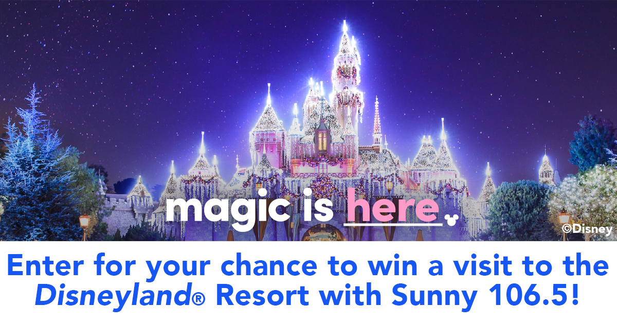 Enter for your chance to win a visit to the Disneyland® Resort with Sunny 106.5! | Sunny 106.5 - Vimarsana News