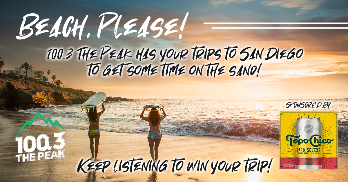 Beach, Please! Win A Weekend On The Sand In San Diego! | 100.3 The Peak - Vimarsana News