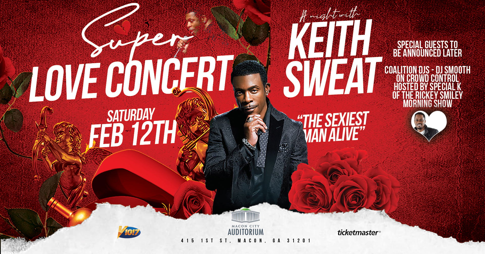 Super Love Concert Keith Sweat Giveaway | V101.7 - Vimarsana News