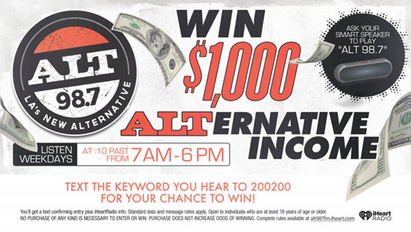 Listen to Win $1,000 of ALTernative Income! - Vimarsana News