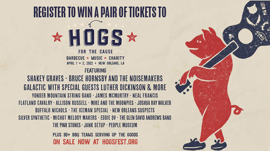Register to win a pair of tickets to HOGS FOR THE CAUSE | 104.1 The Spot - Vimarsana News