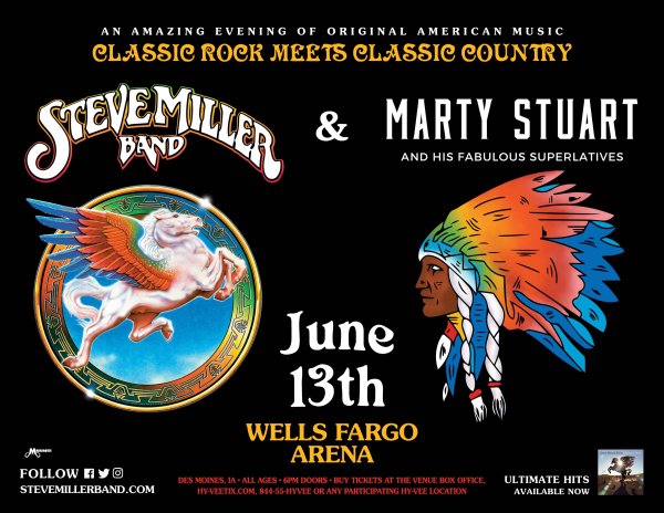Tell Us When You Heard a Steve Miller Band Song on THE BUS to Win!!