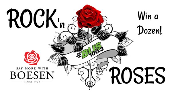 The BUS is Rock 'n' Roses with Boesen for Valentines! Win a Dozen Roses! - Vimarsana News