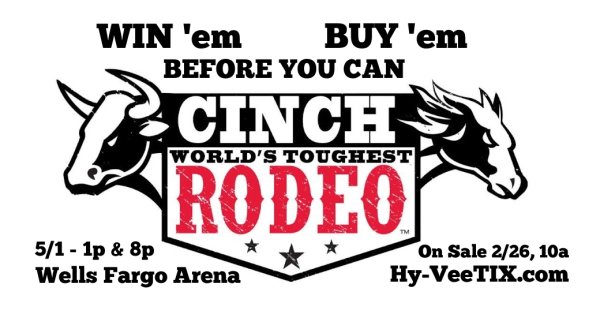 Win World's Toughest Rodeo Tickets - May 1st at Wells Fargo Arena - Vimarsana News