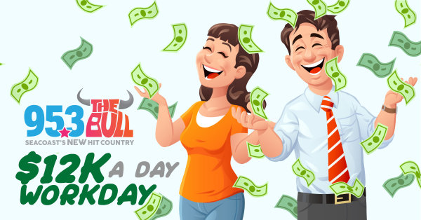 Listen to Win $1,000 12 Times a Day! | 95.3 The Bull - Vimarsana News
