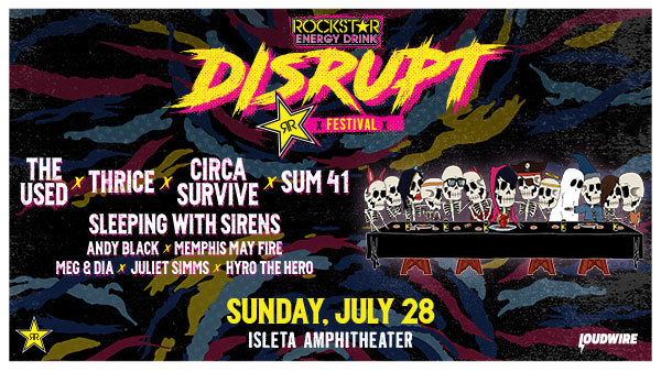 Win Rockstar Energy Drink DISRUPT Festival Tickets
