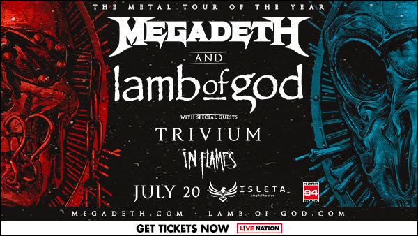 Win Megadeth & Lamb Of God Tickets
