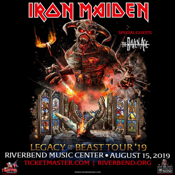 Win a pair of tickets to see Iron Maiden at Riverbend Music Center!