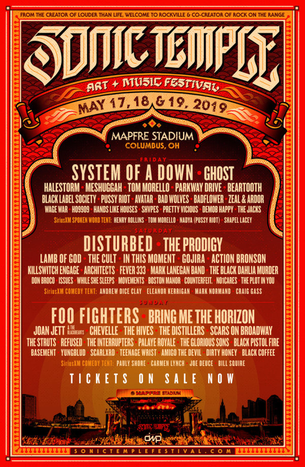 Win a pair of weekend passes to Sonic Temple 2019!