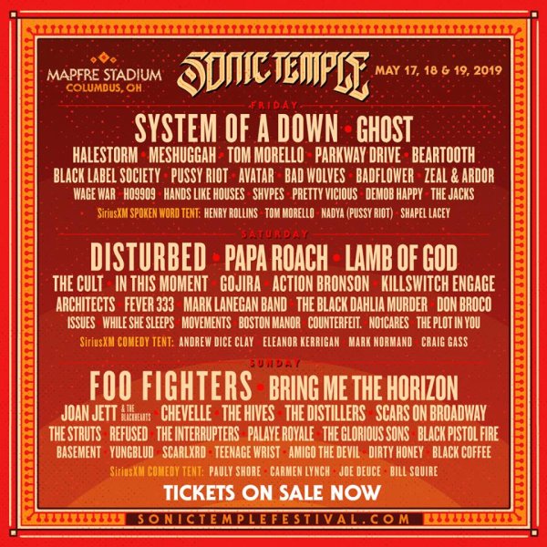Win a pair of weekend passes to Sonic Temple 2019!