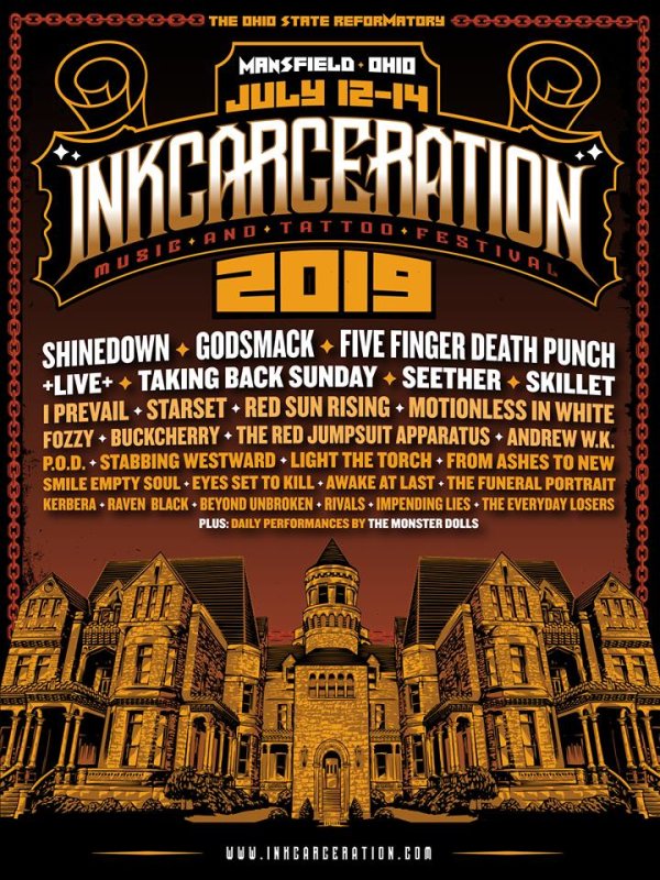 Win a pair of weekend passes to the 2019 Inkcarceration Festival!