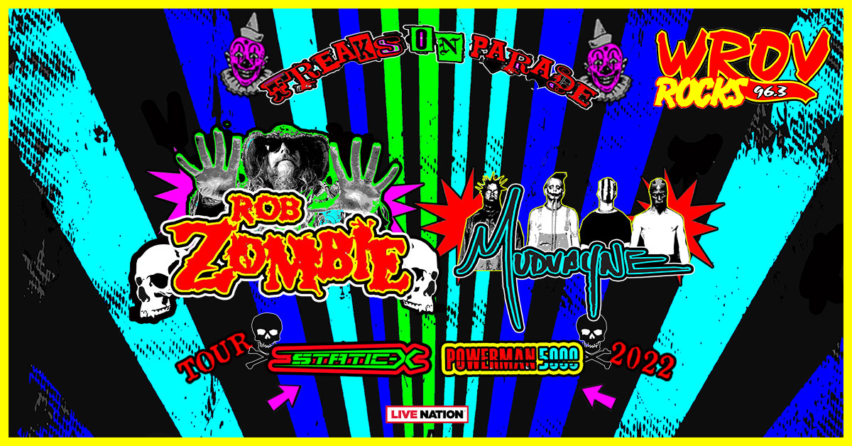 Win Tickets to Rob Zombie & Mudvayne in Charlotte! | 96.3 ROV - Vimarsana News